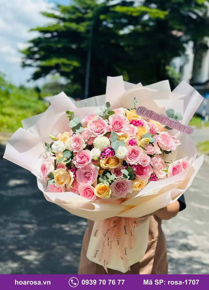 Bó Hoa Khổng Lồ rosa-1707