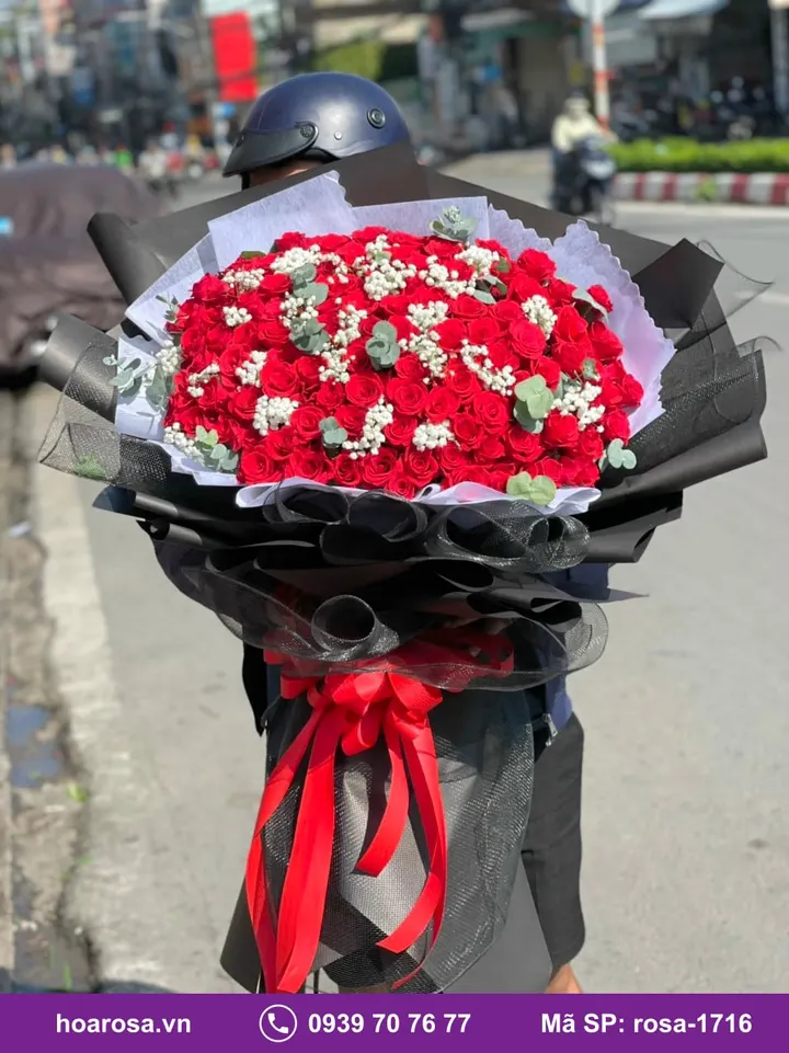 Bó Hoa Khổng Lồ rosa-1716