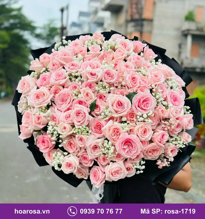 Bó Hoa Khổng Lồ rosa-1719