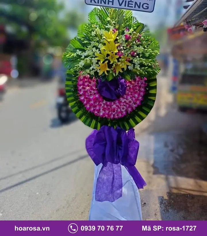 Kệ Viếng Màu Tím rosa-1727