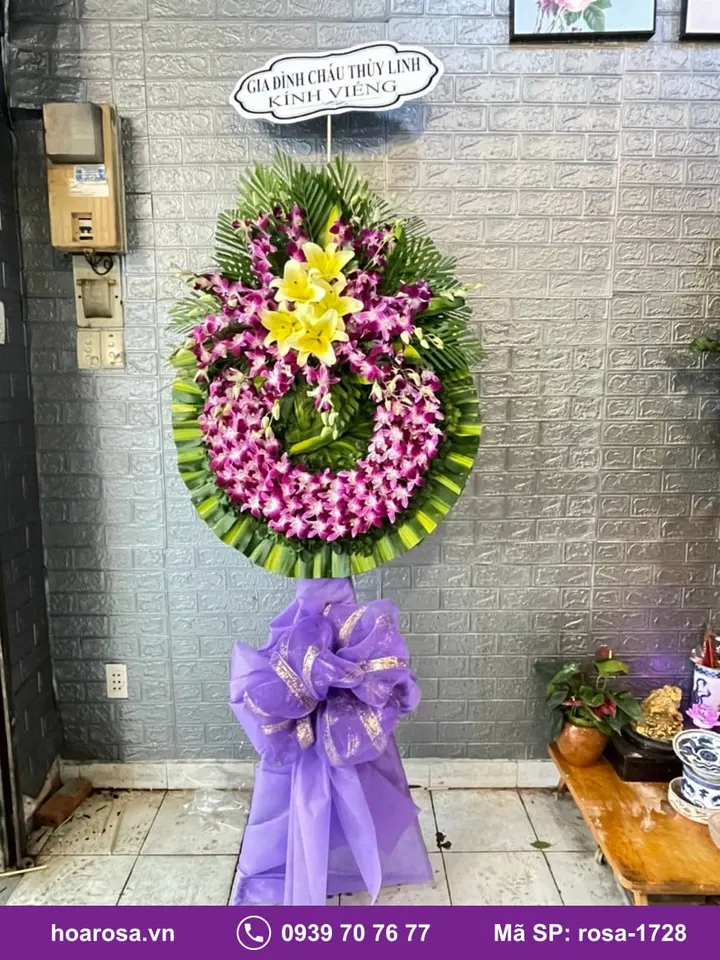 Kệ Viếng Màu Tím rosa-1728