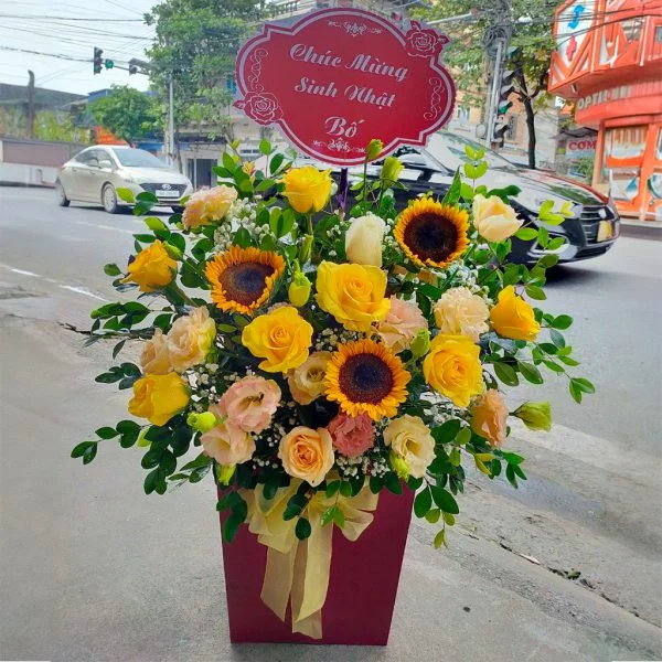 Giỏ hoa BH86
