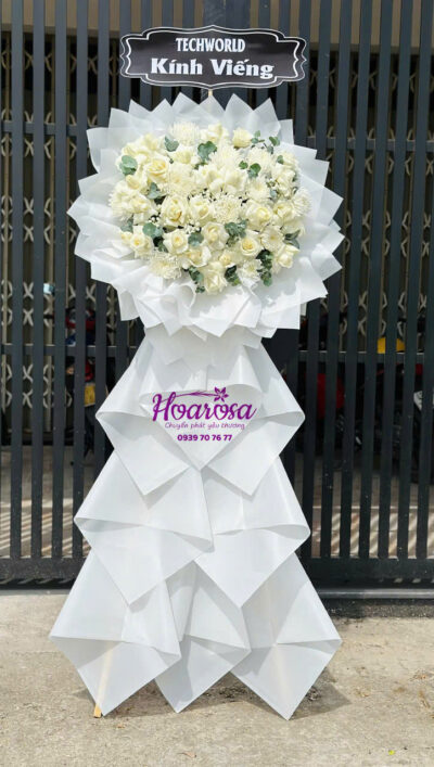 Hoa chia buồn rosa-005