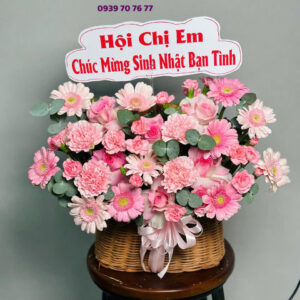 Lẵng hoa tươi rosa-020