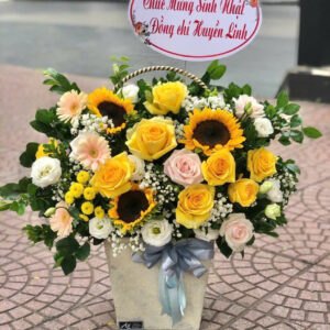 Lẵng hoa tươi rosa-019