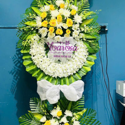 Hoa chia buồn rosa - 011