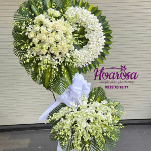 Hoa chia buồn rosa - 015