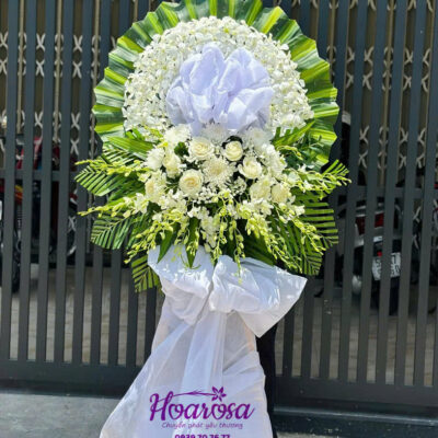 Hoa chia buồn rosa - 012