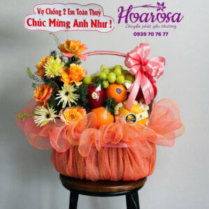 Giỏ trái cây rosa-005