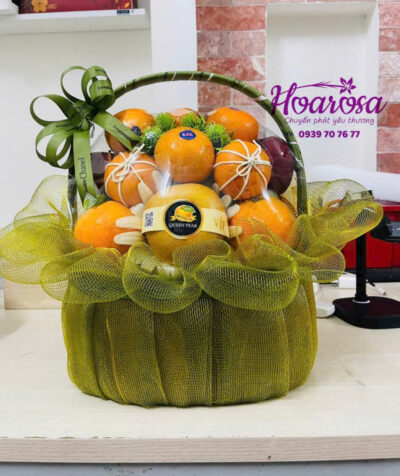 Giỏ trái cây rosa-004