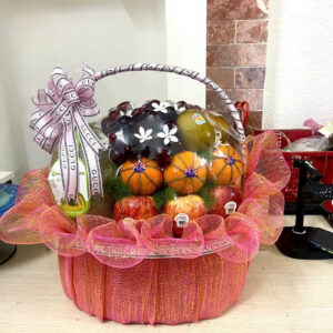 Giỏ trái cây rosa-011