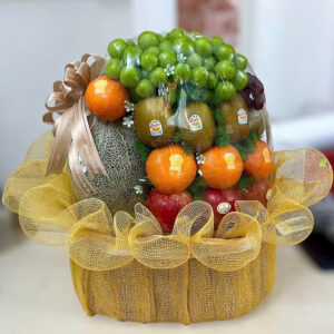 Giỏ trái cây rosa - 015