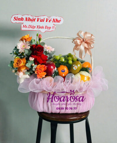 Giỏ trái cây rosa-017