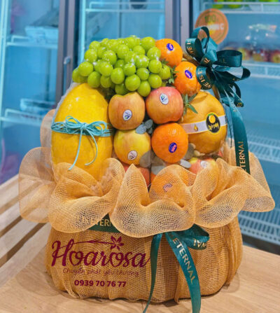 Giỏ trái cây rosa-012