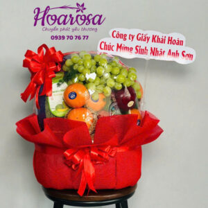 Giỏ trái cây rosa-029