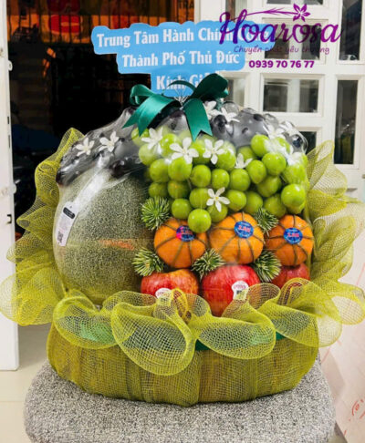 Giỏ trái cây rosa-021