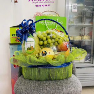 Giỏ trái cây rosa - 079