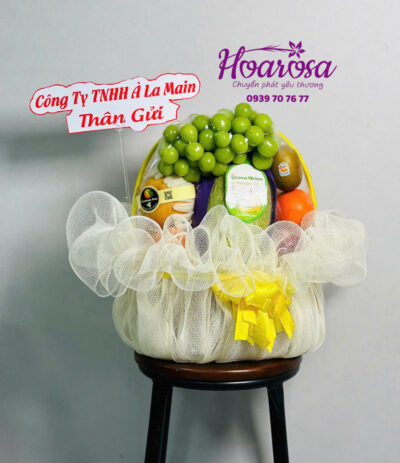 Giỏ trái cây rosa-024