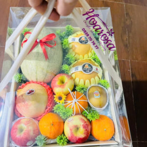 Giỏ trái cây rosa - 044