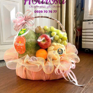 Giỏ trái cây rosa-052