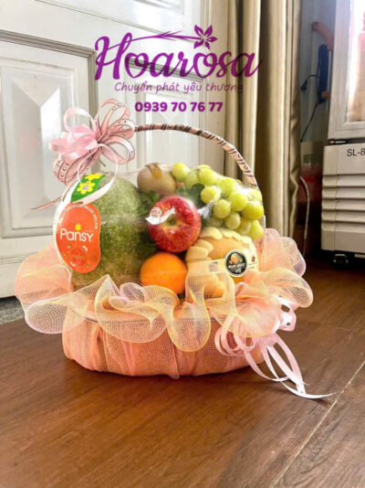 Giỏ trái cây rosa-052