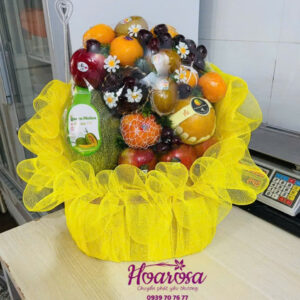 Giỏ trái cây rosa-073