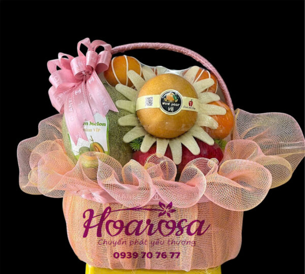 Giỏ trái cây rosa-033