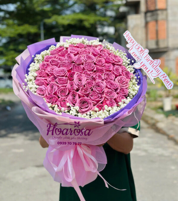 Hoa 8/3 rosa - 010