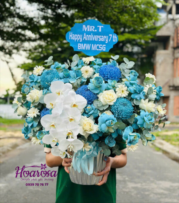 Lẵng hoa tươi rosa-031