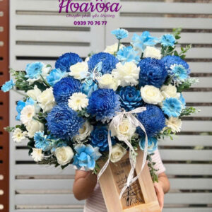 Giỏ hoa tươi rosa-002