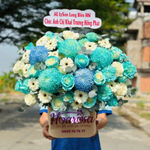 Giỏ hoa tươi rosa-007