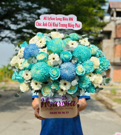 Giỏ hoa tươi rosa-007