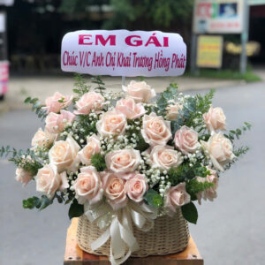 Lẵng hoa tươi Rosa-029