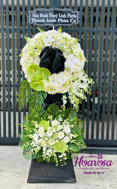 Hoa chia buồn rosa-013