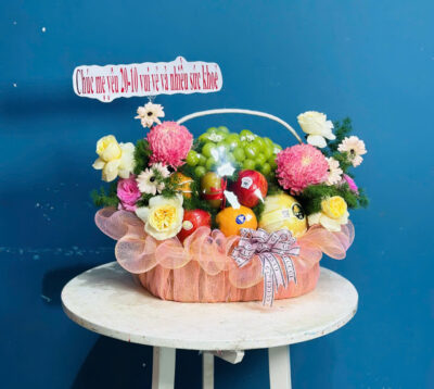 Giỏ trái cây rosa-001
