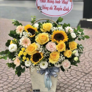 Lẵng hoa tươi rosa-028