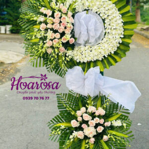 Hoa chia buồn rosa - 030