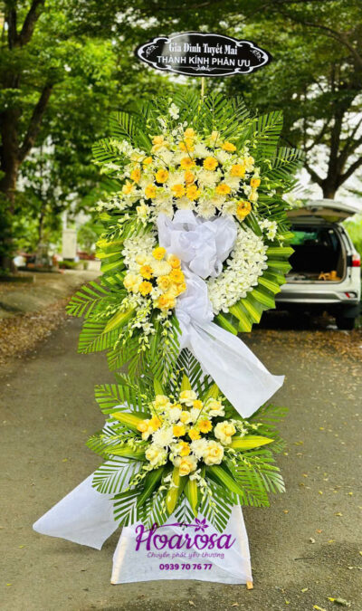 Hoa chia buồn rosa-027