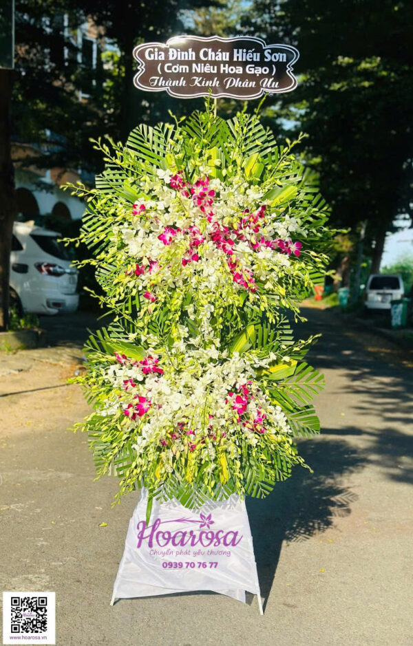 Hoa chia buồn rosa-032