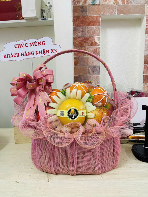 Giỏ trái cây rosa-056