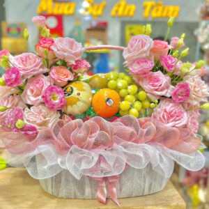Giỏ trái cây rosa-064