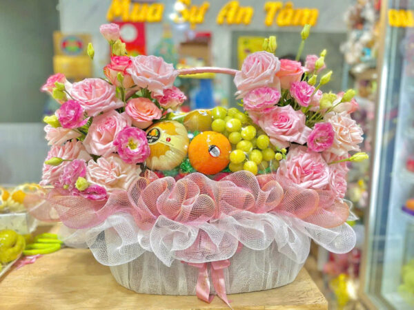 Giỏ trái cây rosa-064