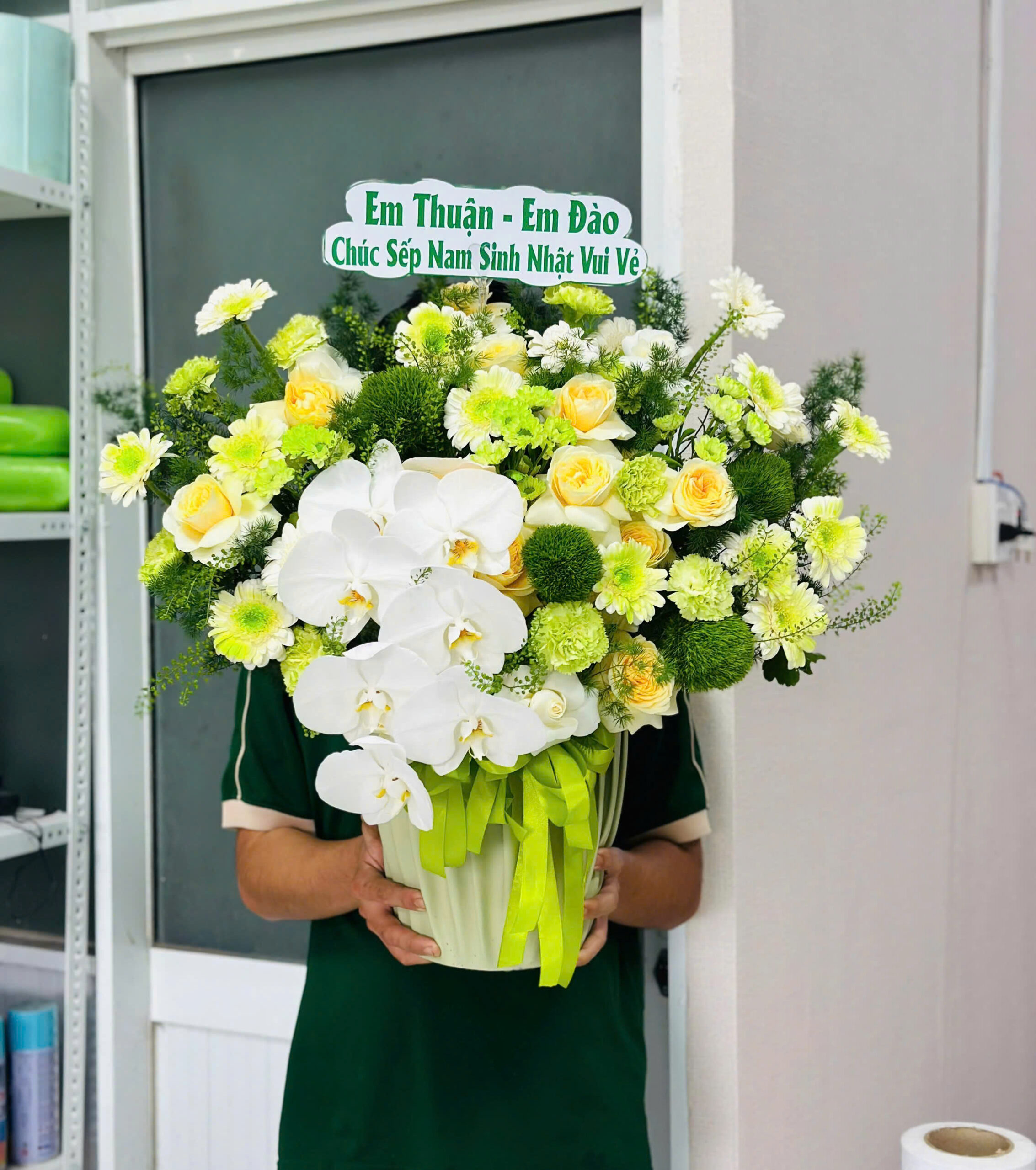 Lẵng hoa tươi rosa-035