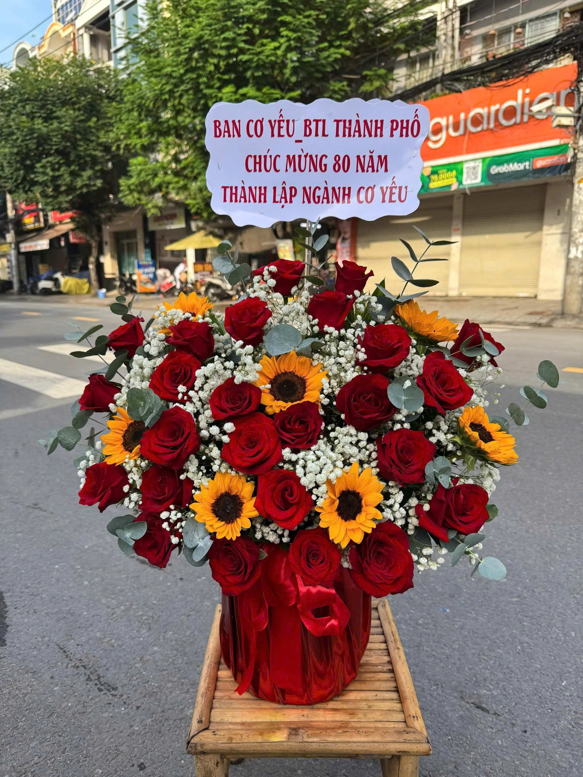 Lẵng hoa tươi rosa-036