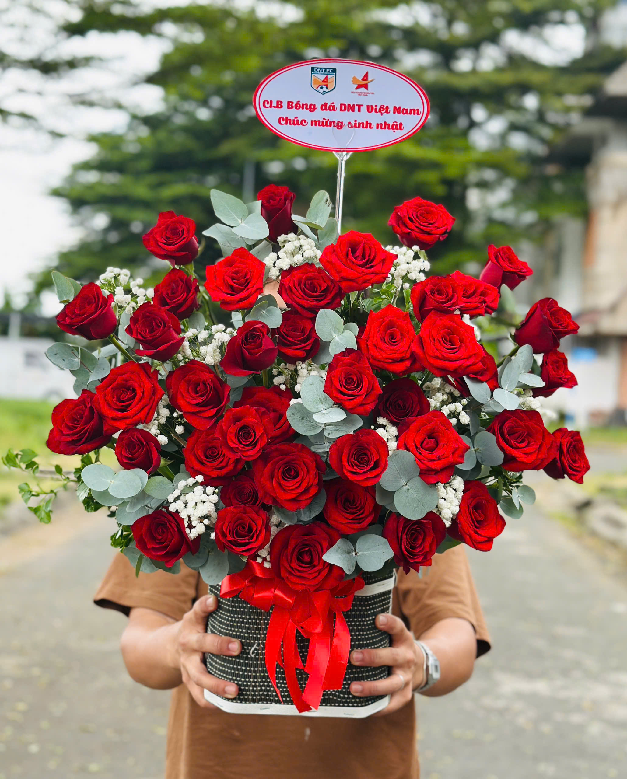 Lẵng hoa tươi rosa-039