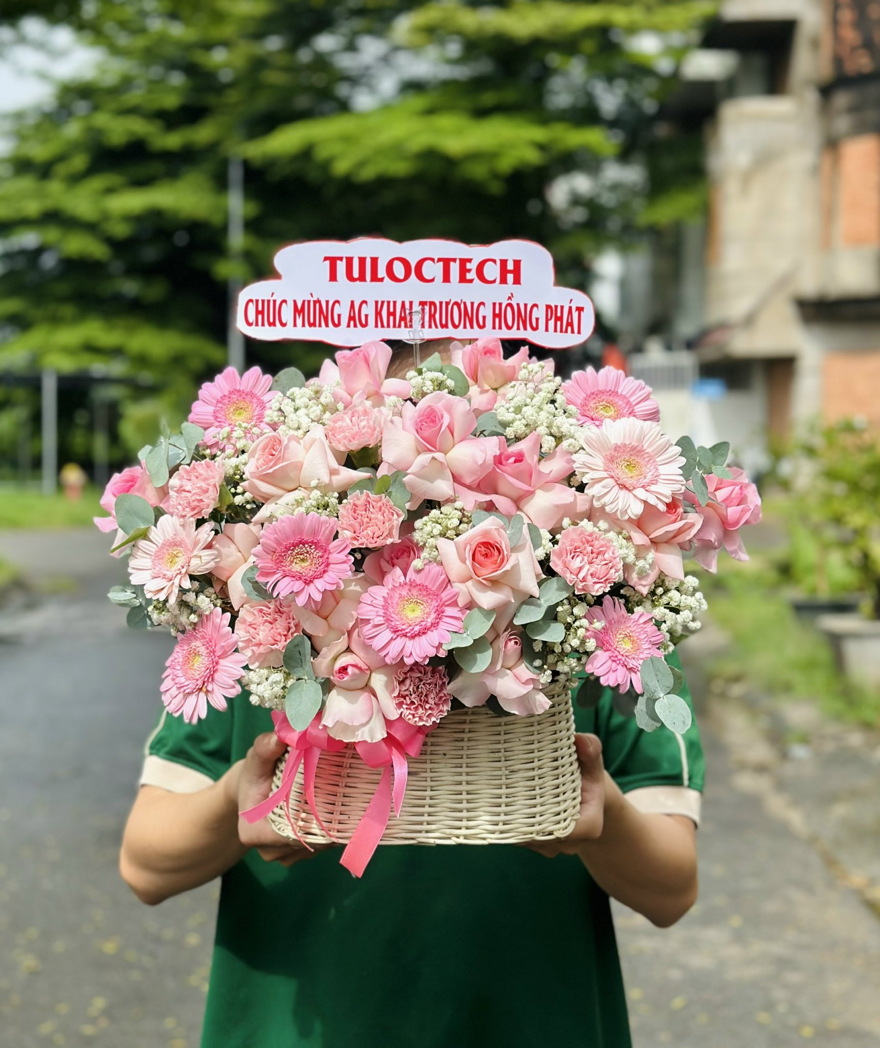 Lẵng hoa tươi rosa-43