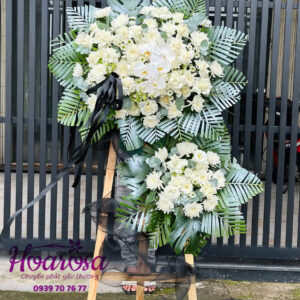 Hoa chia buồn rosa-044