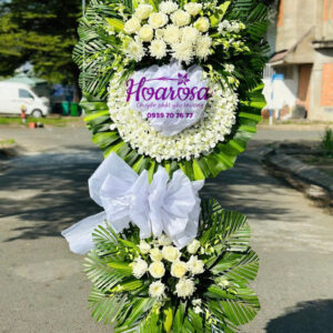 Hoa chia buồn rosa-045