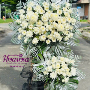 Hoa chia buồn rosa-046