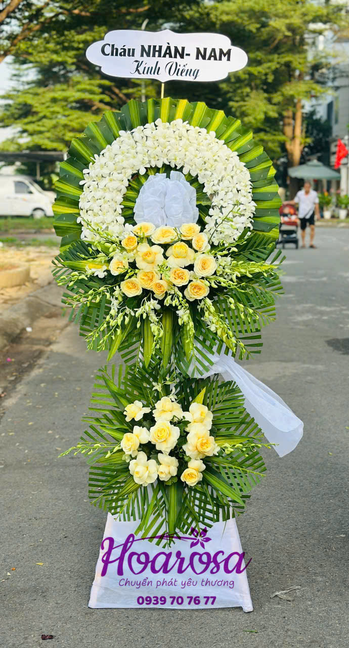 Hoa chia buồn rosa-052